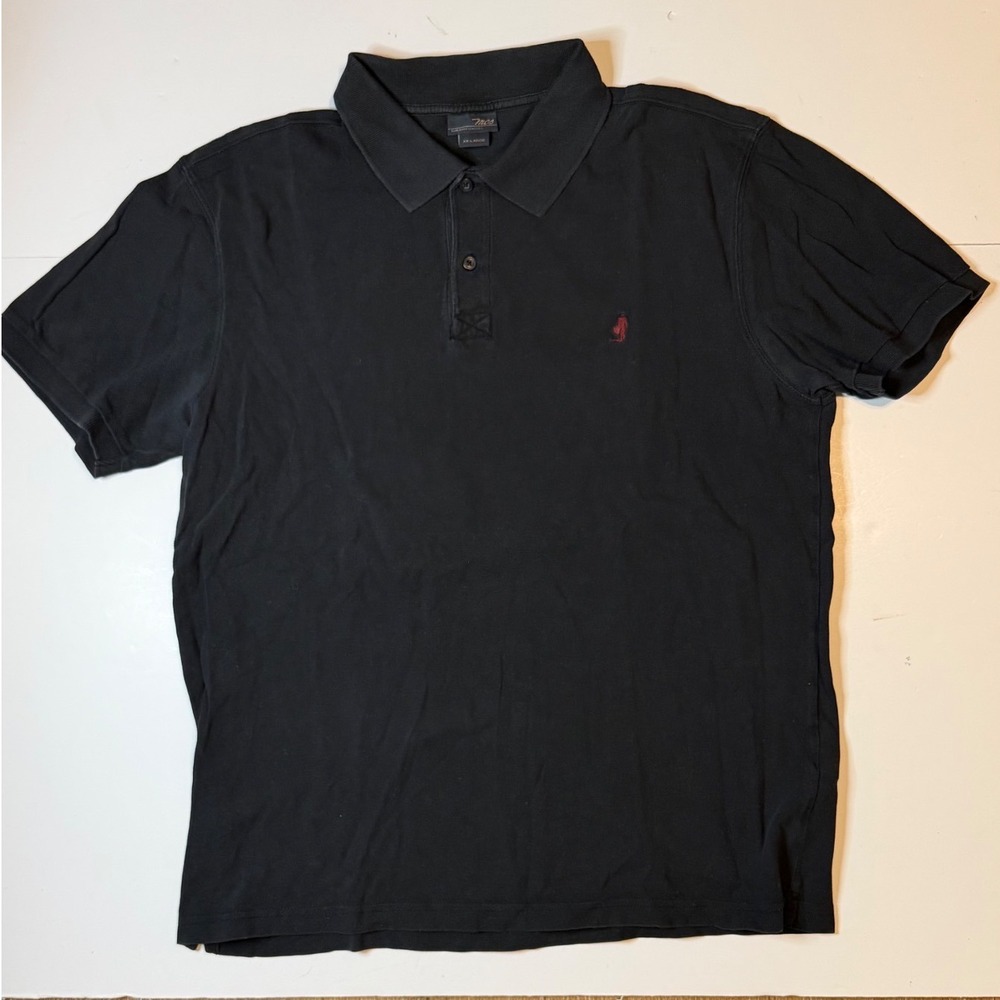 Vintage Marlboro Classics MCS Polo Shirt Mens XXL Sun Faded Black Cotton